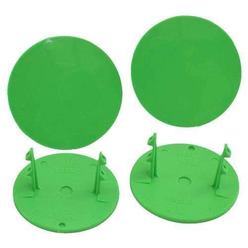 DE Racing DER-GMP-G Gambler Snap-In Mud Plugs (Green)
