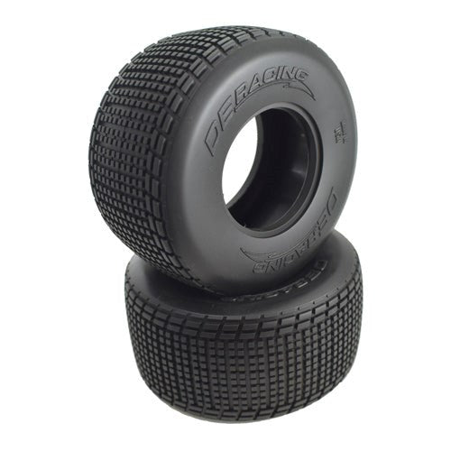 DE Racing DER-OSR1-D4 Outlaw Sprint Rear Tyres / D40 Compound / with inserts  1.7/2.5in