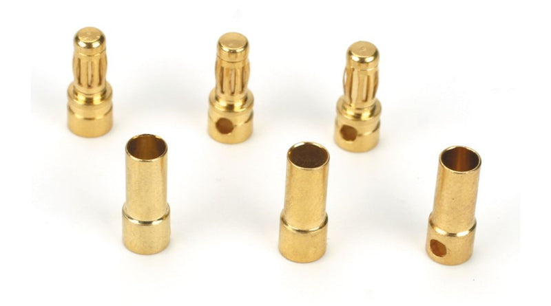 Eflite EFLA241 Gold Bullet Connector Set3.5mm (3)