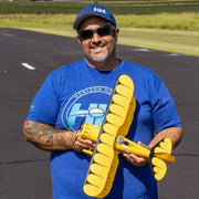 Eflite EFLU53550Y UMX WACO Yellow BNF Basic with AS3X & SAFE (8949813641453)