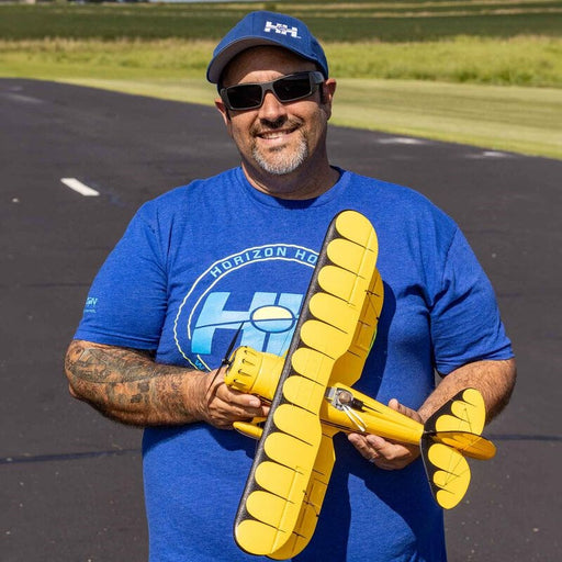 Eflite EFLU53550Y UMX WACO Yellow BNF Basic with AS3X & SAFE (8949813641453)