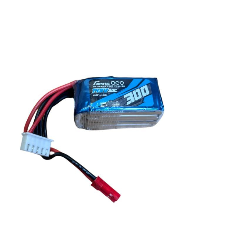 Gens Ace GA300-4S30-JST 300mAh 4S 14.8v 30C with JST Plug Fits Micro Draco by Gens Ace
