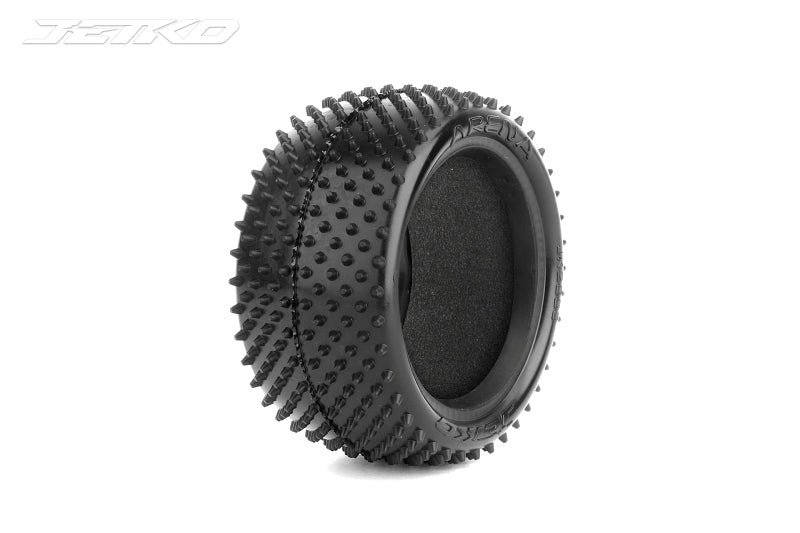 Jetko JKO2003CUS6222BK ARENA Carpet/Astro Rear Tyre With Insert 2WD and 4WD Buggy Ultra Soft (2)