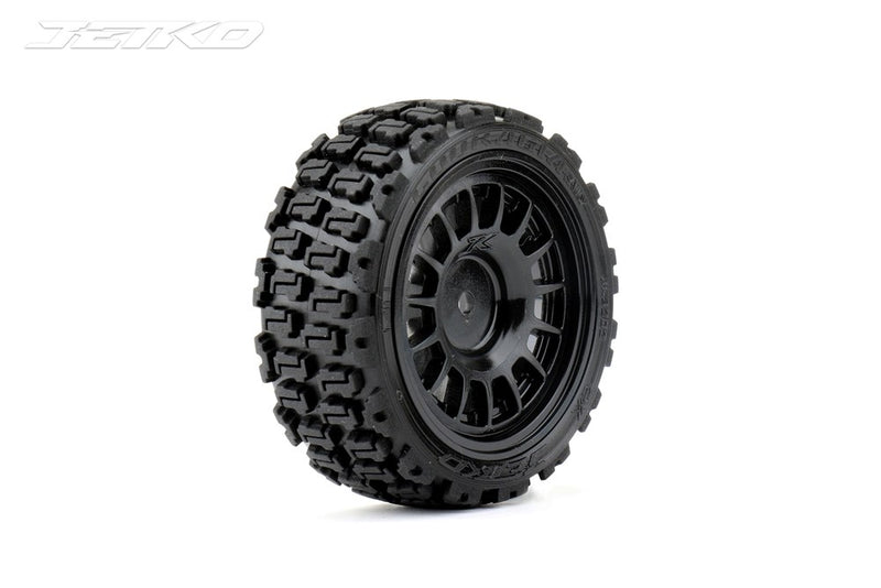 Jetko JKO3202CBSSG 1/10 Rally COURAGIA/Claw Rim/Black/Super Soft/Glued (4PCS) MTD Tires