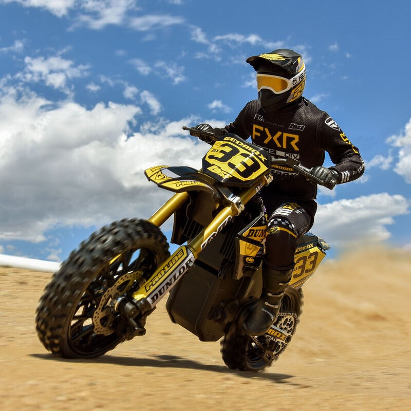 Proline PRO1023010 Dunlop Geomax MX33 V2 Bead CR4 Rear Tire MTD Bullyspoke Black: Promoto-MX