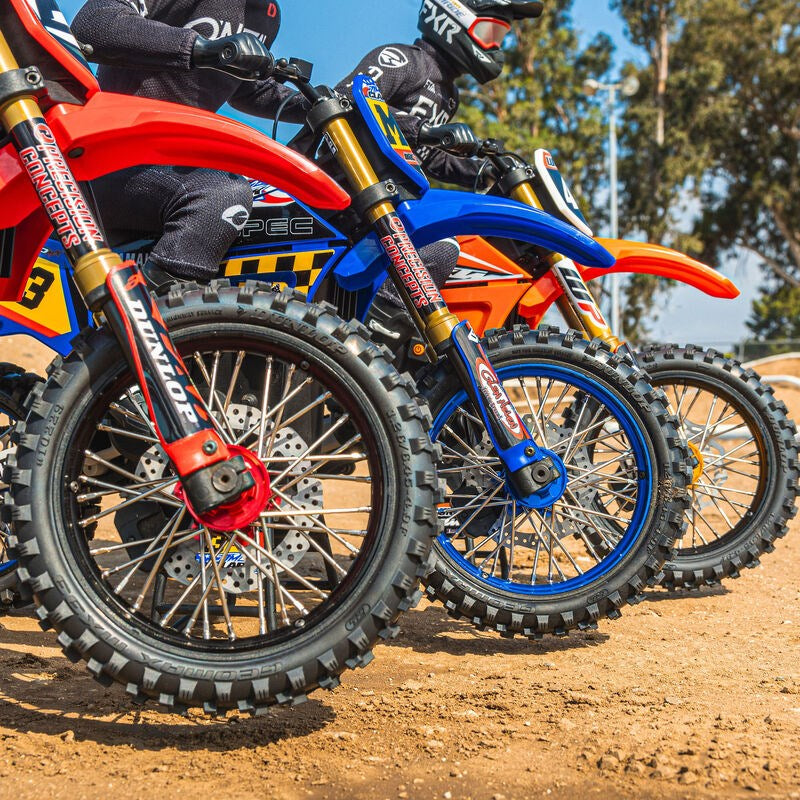 Proline PRO283600T2 1/4 Pro-Spec Aluminum V2 Bead Front Wheel Assembled Black/Red: Promoto-MX