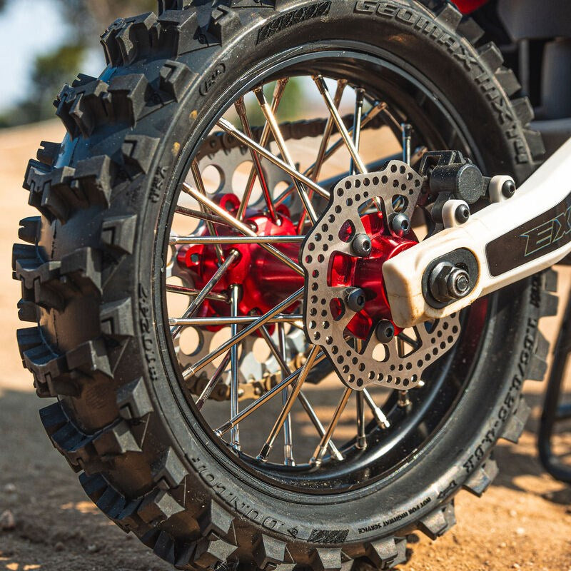 Proline PRO283700T2 1/4 Pro-Spec Aluminum V2 Bead Rear Wheel Assembled Black/Red: Promoto-MX