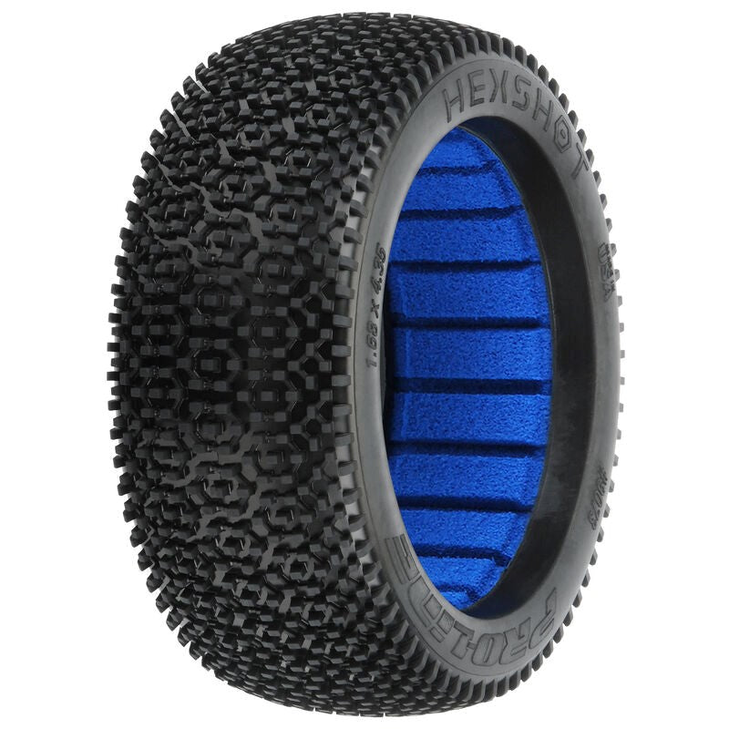 Proline PRO907302 1/8 Hex Shot M3 F/R 3.3" Off-Road Buggy Tires (2)