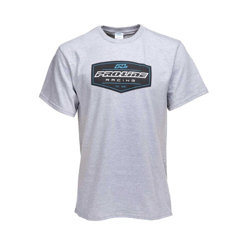 Proline PRO986002 Pro-Line Crest Gray T-Shirt - Medium