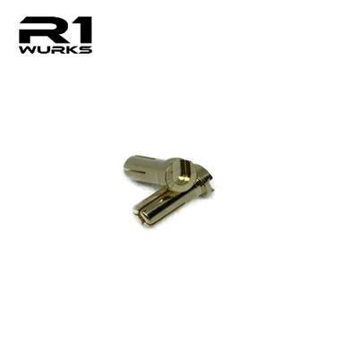 R1WURKS R1020145 Wurks - Gold 5mm X 18mm Bullet Plugs