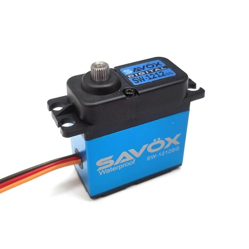 Savox SW-1212SGP HV 46kg/cm 0.14sec @ 7.4v Waterproof Digital Servo with Soft Start 83g 40.6x20.7x46.1mm