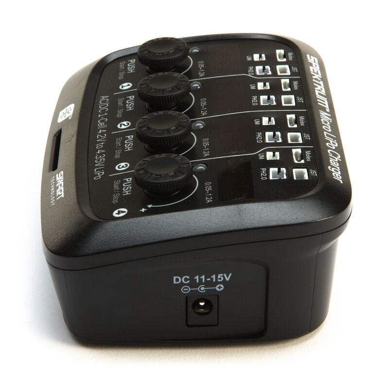 Spektrum SPMXC1040 S44 Micro 4 port AC/DC 1S LiPo Charger