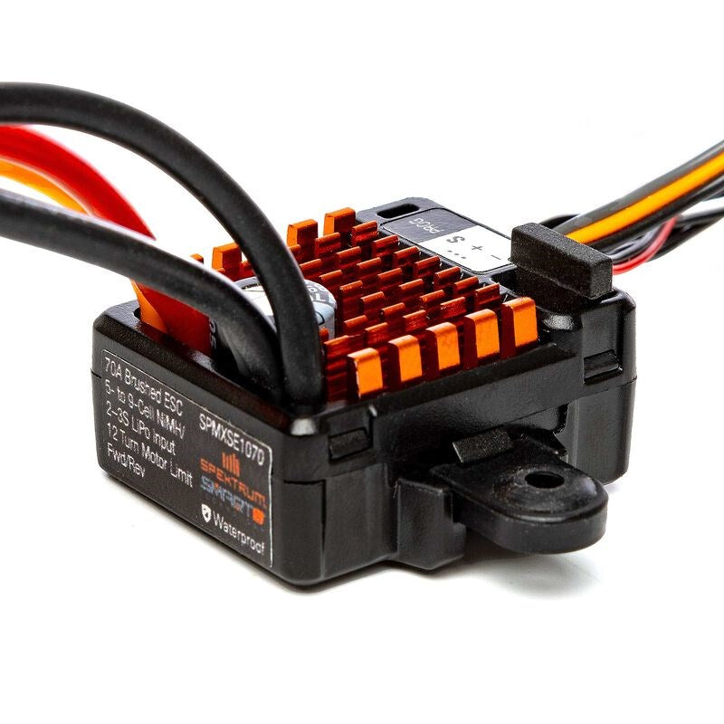 Spektrum SPMXSE1070 FIRMA 70A Brushed Smart Water Proof  ESC 12T 2S or 35T Crawler 3S Lipo