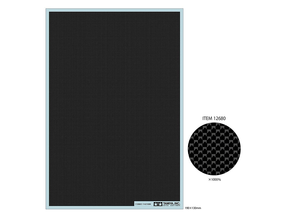 Tamiya 12680 TAMIYA 1/24 CARBON DECAL PLAIN XTRA FINE