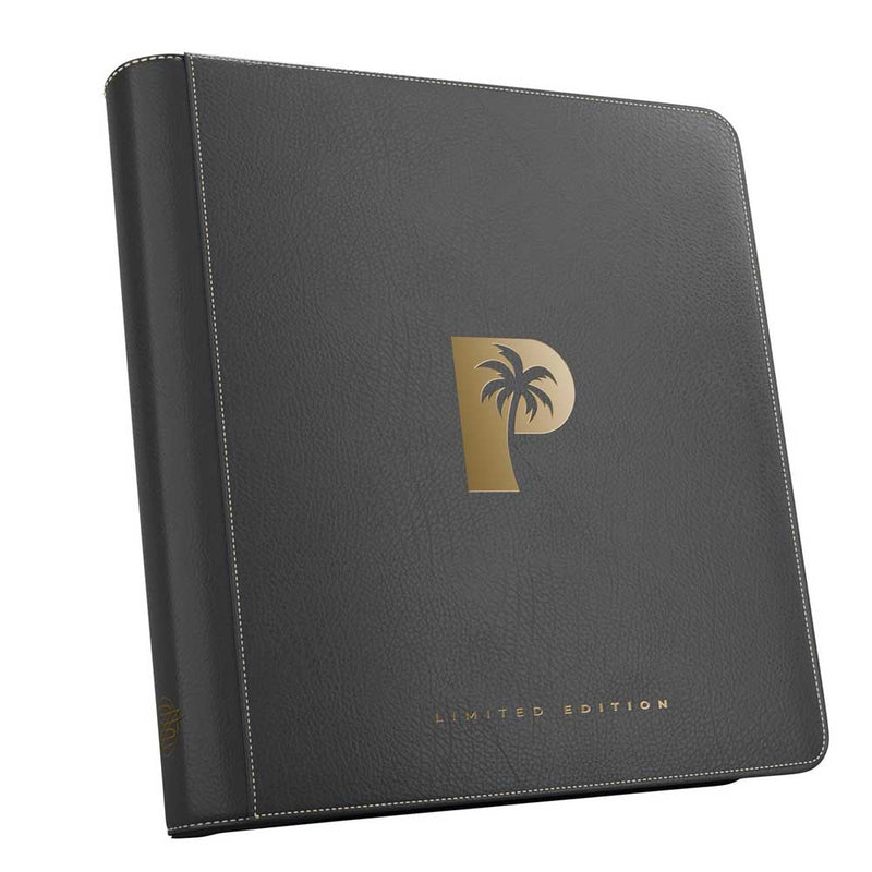 Palms Off LE24-12 Limited Ed. Mega Capacity 12 Pocket Binder Black and Gold (960 slot) (9003879727341)