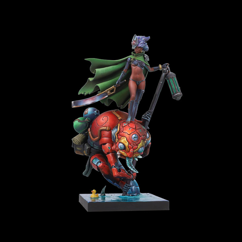 Scale 75 SSN-003 Busts New Age Scrappers Kitsune & Hanibaru 75mm