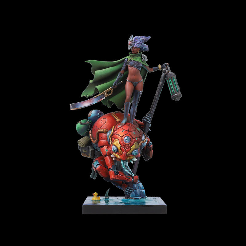 Scale 75 SSN-003 Busts New Age Scrappers Kitsune & Hanibaru 75mm