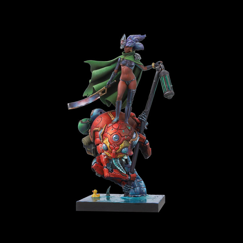 Scale 75 SSN-003 Busts New Age Scrappers Kitsune & Hanibaru 75mm