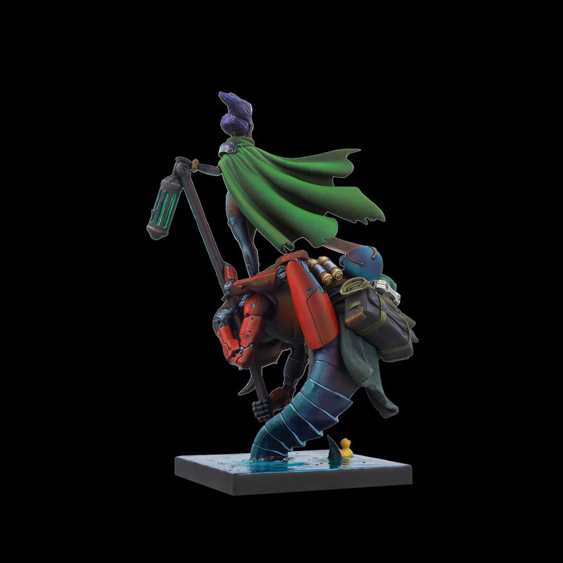 Scale 75 SSN-003 Busts New Age Scrappers Kitsune & Hanibaru 75mm