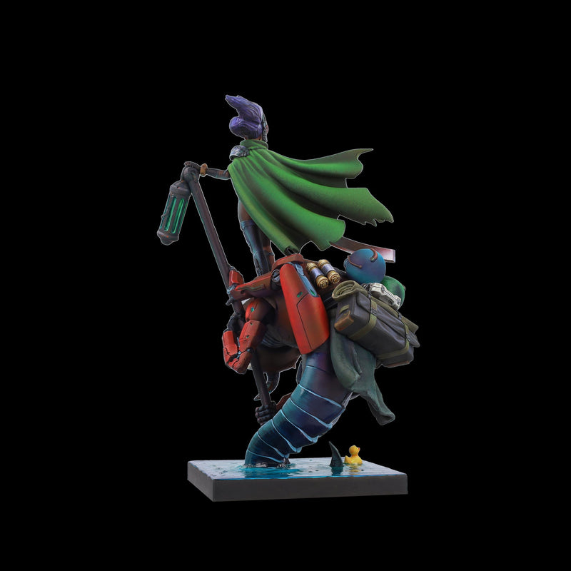 Scale 75 SSN-003 Busts New Age Scrappers Kitsune & Hanibaru 75mm