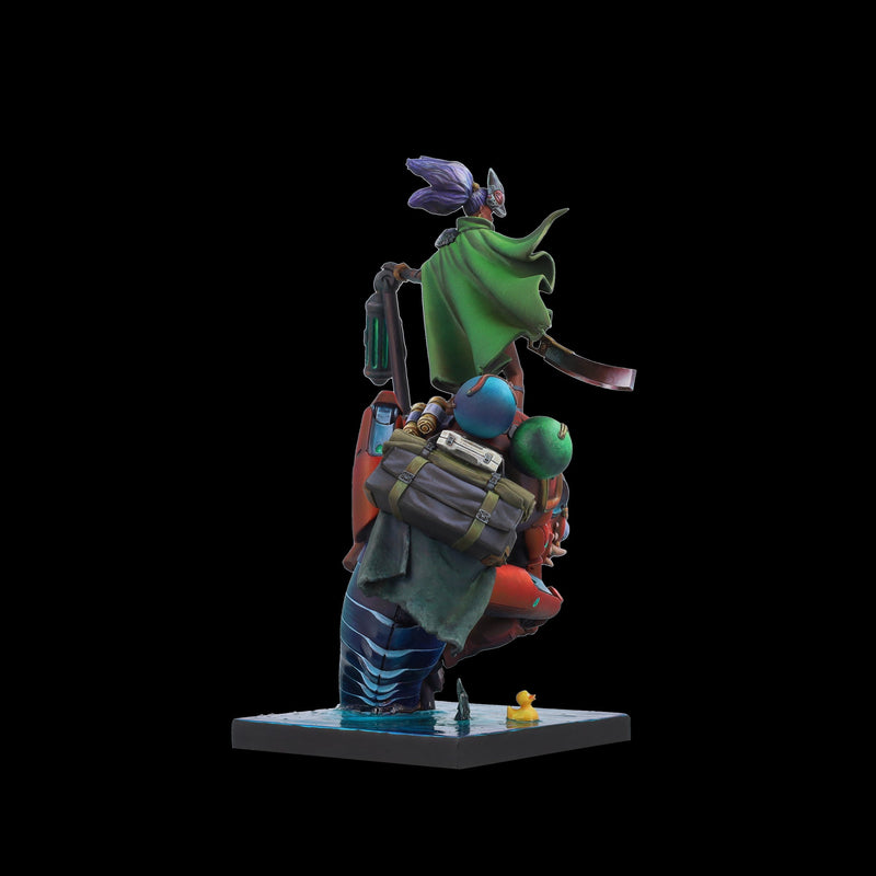 Scale 75 SSN-003 Busts New Age Scrappers Kitsune & Hanibaru 75mm