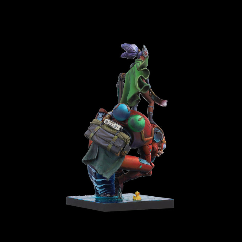 Scale 75 SSN-003 Busts New Age Scrappers Kitsune & Hanibaru 75mm