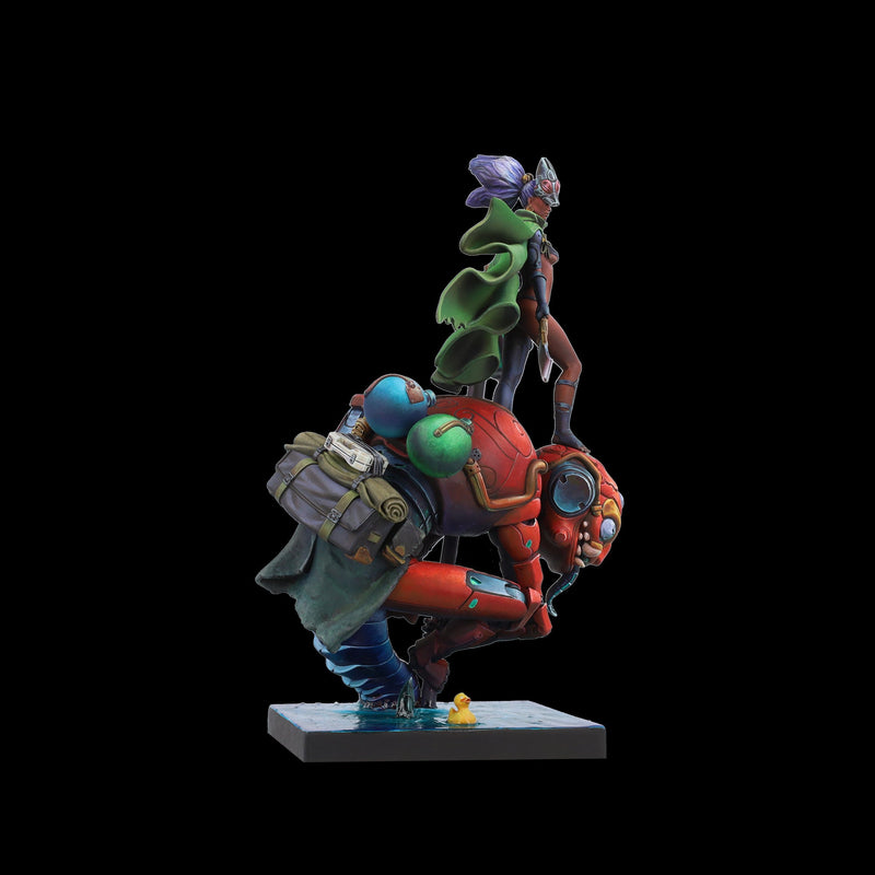 Scale 75 SSN-003 Busts New Age Scrappers Kitsune & Hanibaru 75mm