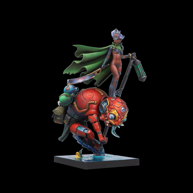 Scale 75 SSN-003 Busts New Age Scrappers Kitsune & Hanibaru 75mm