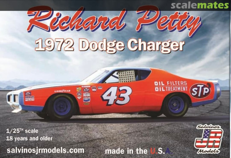 Salvinos JR RPDC1972T 1/25 72 Dodge Charger Petty (8690301927661)