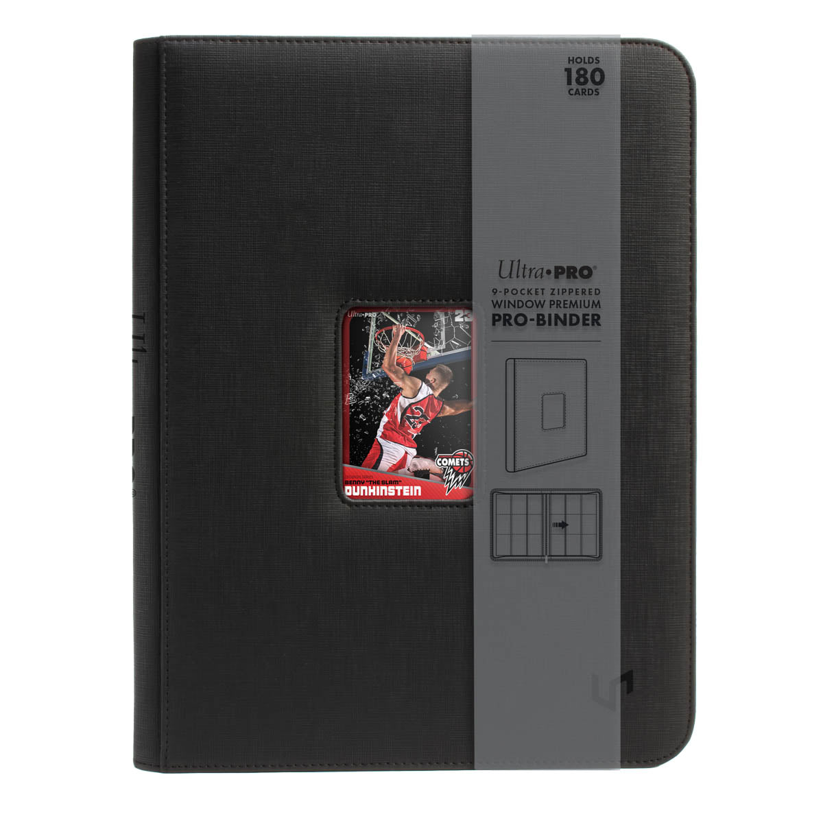 Ultra Pro: UP16536 9-Pocket Zippered Window Premium PRO-Binder - UP16536