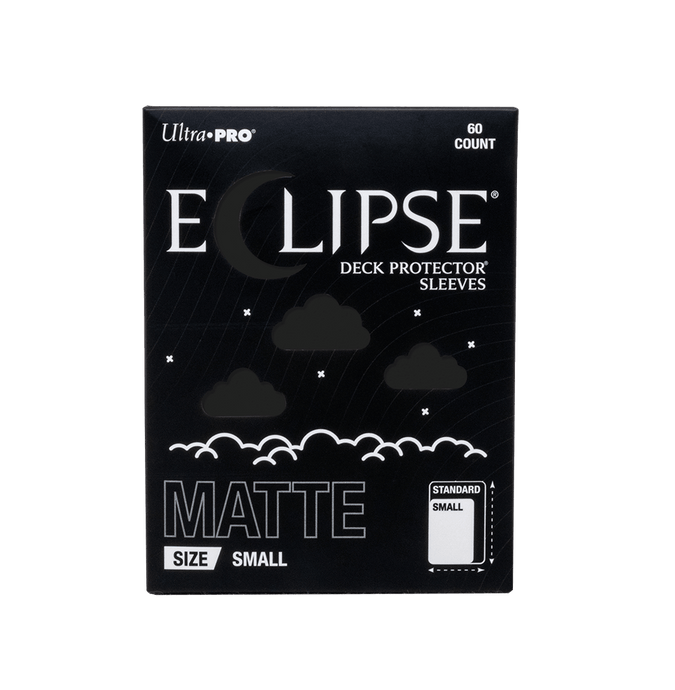 Ultra Pro Eclipse Matte Small Deck Protector Sleeves 60ct Jet Black - UP16690