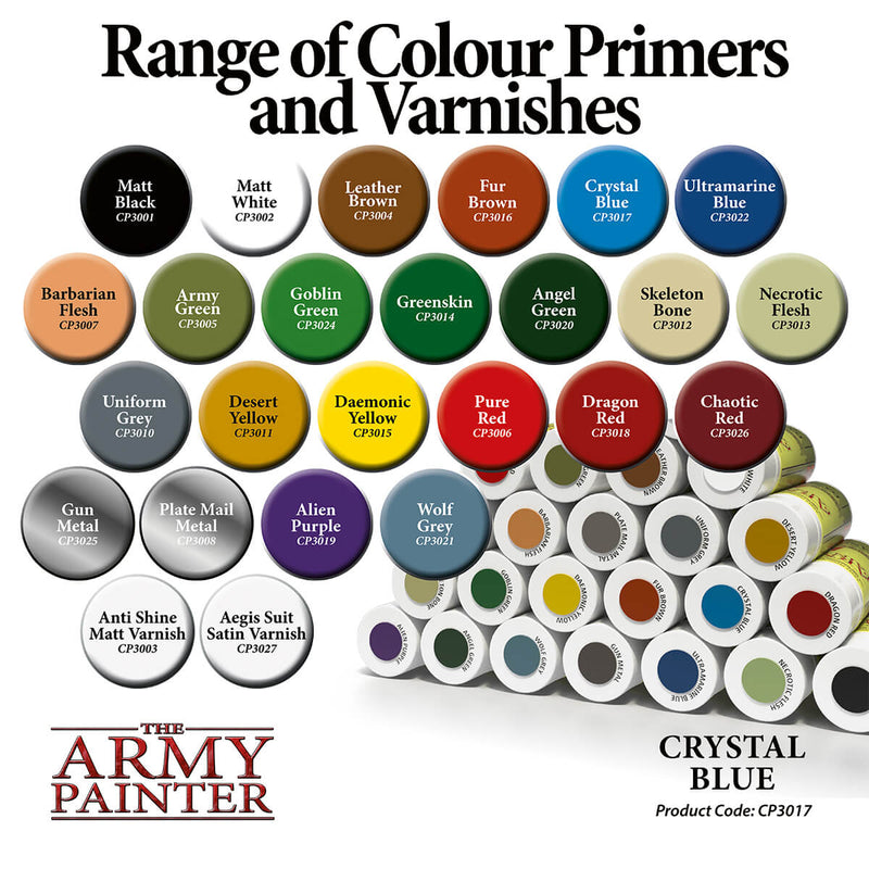 Army Painter CP3017 Colour Primer: Crystal Blue - Hobby City NZ (9004809519341)