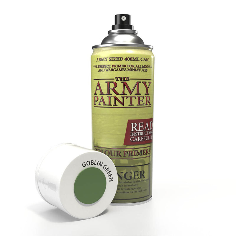 Army Painter CP3024 Colour Primer: Goblin Green - Hobby City NZ (9004809617645)