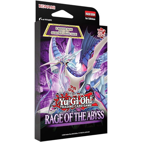 Konami ROTA-3TB Yu-Gi-Oh! Rage of the Abyss Booster 3-Pack Tuckbox (9003882119405)