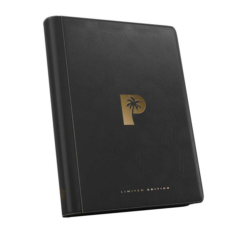 Palms Off LE24-16 Limited Ed. Mega Capacity 16 Pocket Binder Black and Gold (1280 slot) (9003879760109)
