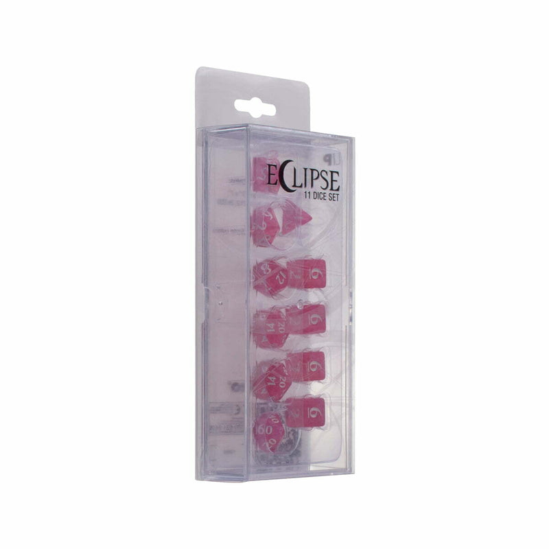 Ultra Pro 15569 Eclipse 11 Dice Set: Hot Pink (9003683447021)