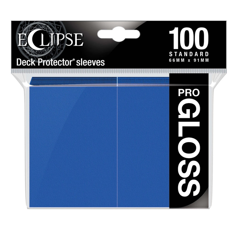 Ultra Pro 15602 Eclipse Gloss Standard Sleeves: Pacific Blue (9004781469933)