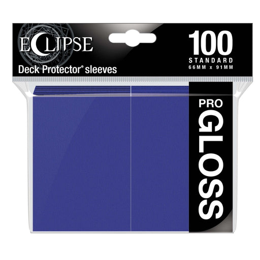 Ultra Pro 15610 Eclipse Gloss Standard Sleeves: Royal Purple (9003684298989)