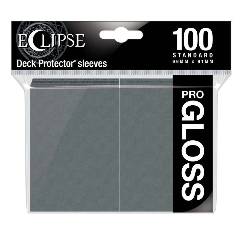 Ultra Pro 15611 Eclipse Gloss Standard Sleeves: Smoke Grey (9003684364525)