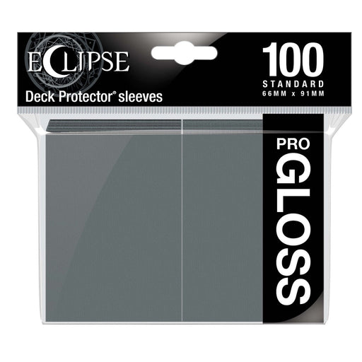 Ultra Pro 15611 Eclipse Gloss Standard Sleeves: Smoke Grey (9003684364525)