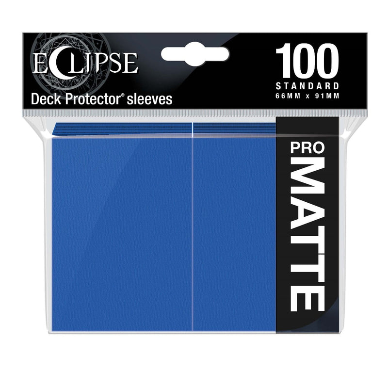 Ultra Pro 15614 Eclipse Matte Standard Sleeves: Pacific Blue (9003684724973)