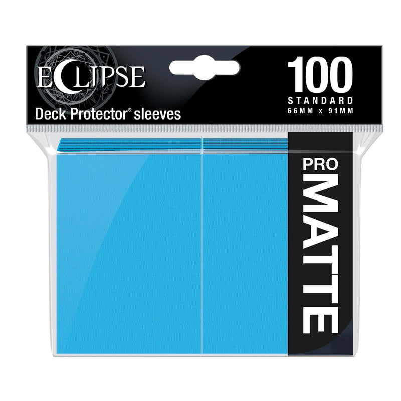 Ultra Pro 15615 Eclipse Matte Standard Sleeves: Sky Blue (9003684823277)