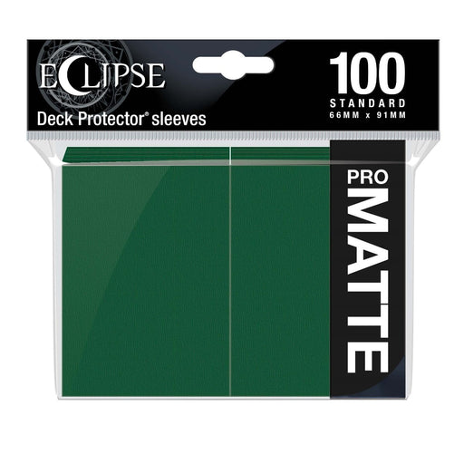 Ultra Pro 15617 Eclipse Matte Standard Sleeves: Forest Green (9003684954349)