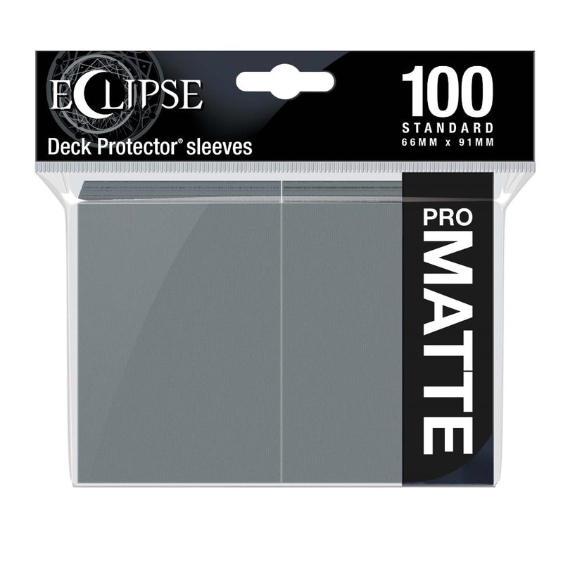 Ultra Pro 15623 Eclipse Matte Standard Sleeves: Smoke Grey (9003685413101)