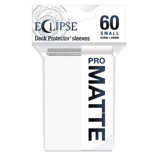 Ultra Pro 15636 Eclipse Matte Small Sleeves: Arctic White (9003685544173)