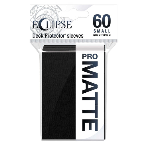 Ultra Pro 15637 Eclipse Matte Small Sleeves: Jet Black (9003685642477)