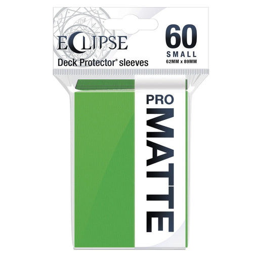 Ultra Pro 15642 Eclipse Matte Small Sleeves: Lime Green (9003686133997)