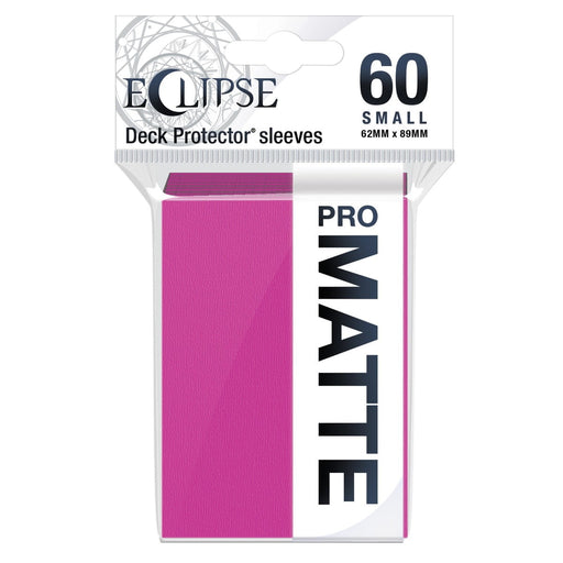 Ultra Pro 15645 Eclipse Matte Small Sleeves: Hot Pink (9003686461677)