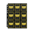 Dragon Shield 18-Pocket Display Black Card Binder Pages
