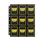Dragon Shield 18-Pocket Display Black Card Binder Pages